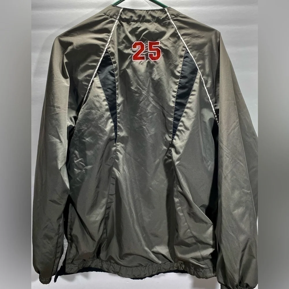 HOLLOWAY WINDBREAKER JACKET GREEN BLACK AND WHITE ADULT SIZES SMALL